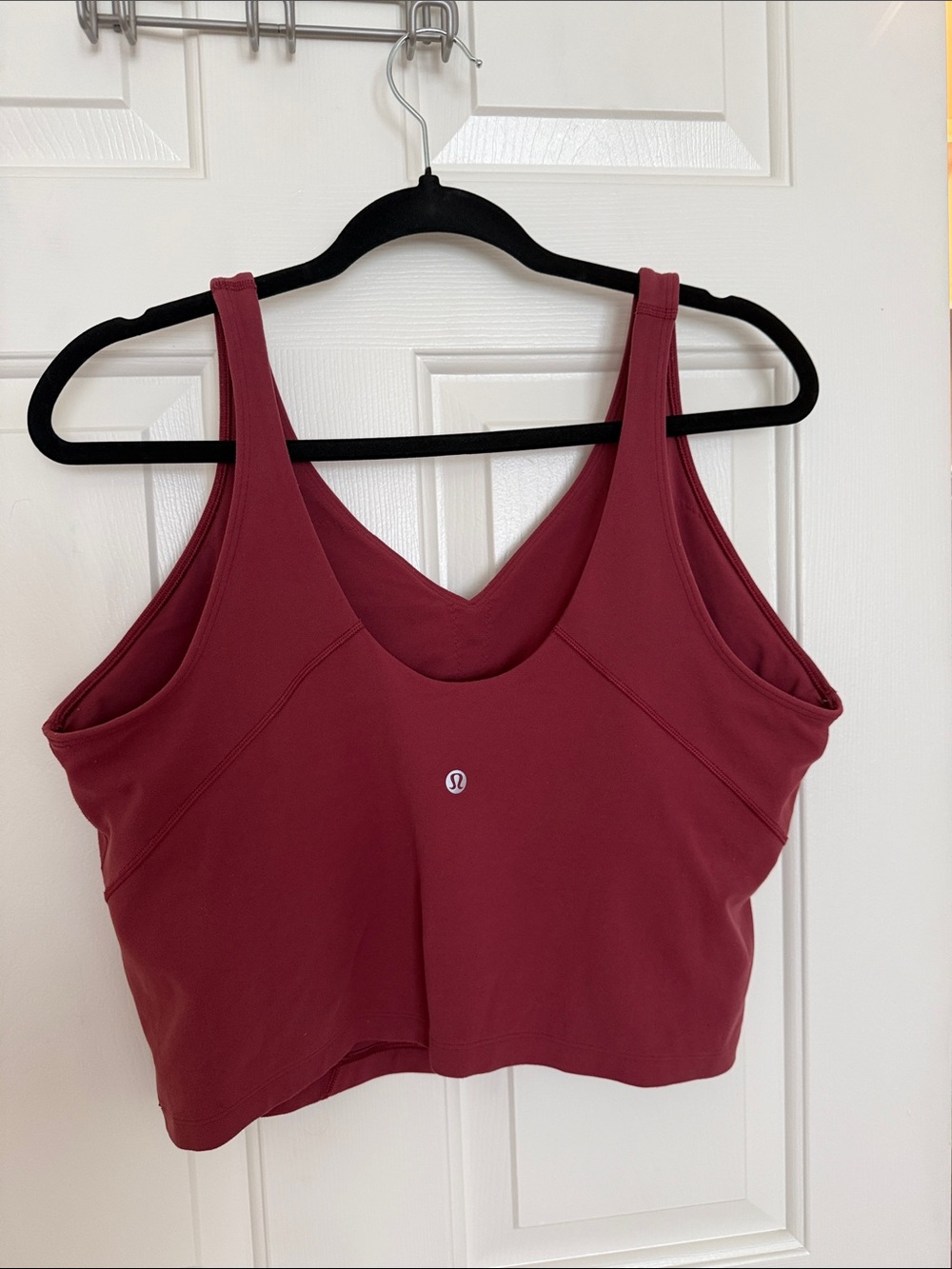 LULULEMON ATHLETICA | Align Cropped Tank | Maroon | Mulled Wine | Plus Size 18 - Picture 2 of 3